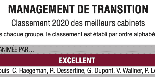 Classement 2020/2021 des meilleurs cabinets de management de transition en Restructuring : WAYDEN confirme sa mention « Excellent »